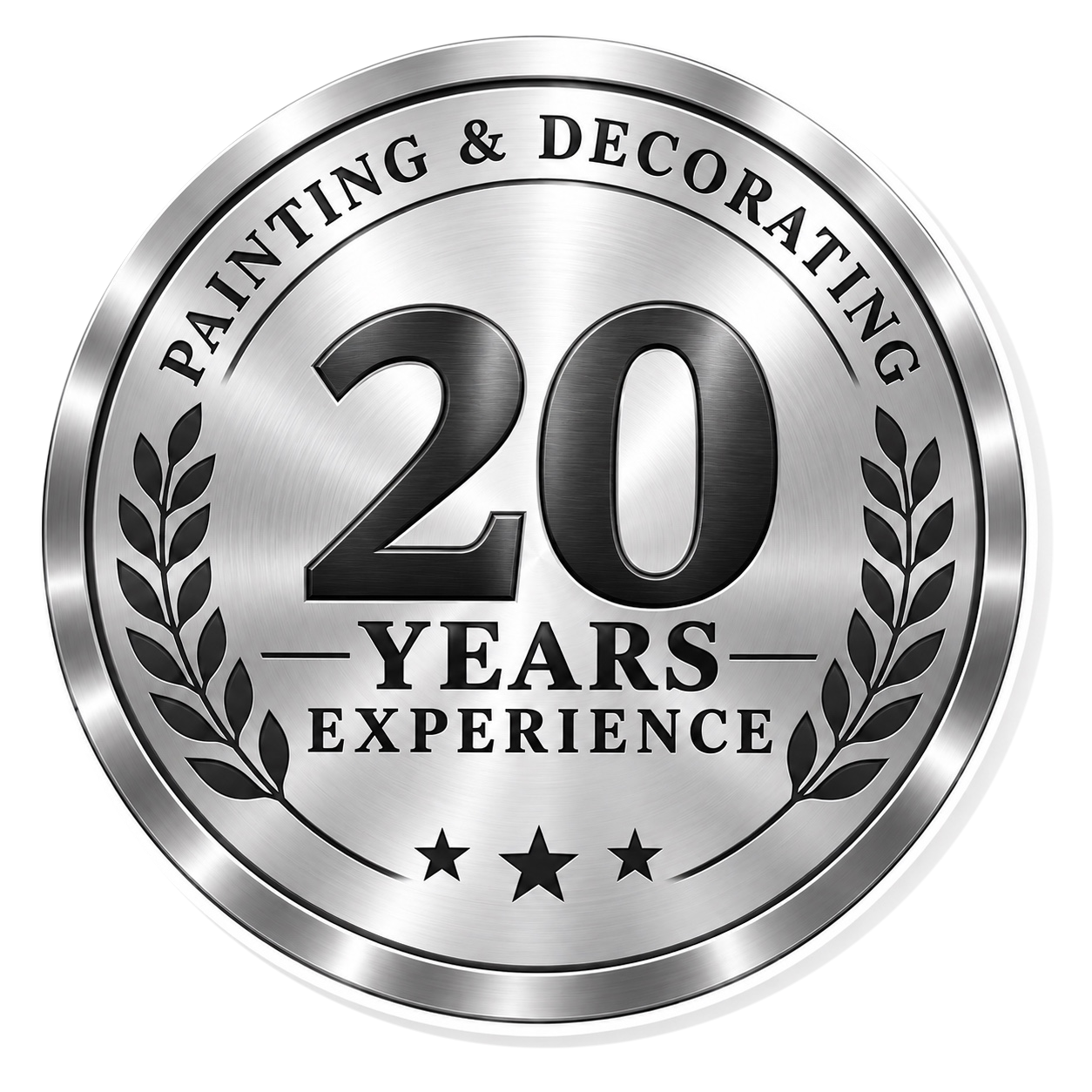 20 years experience in painting and decorating